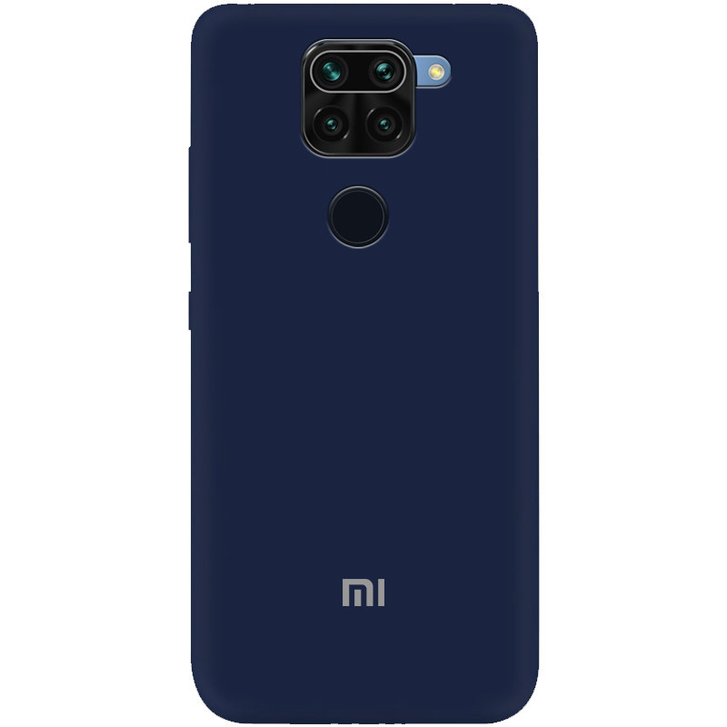 

Силиконовый чехол с микрофиброй (A) для Redmi Note 9 Синий / Midnight blue