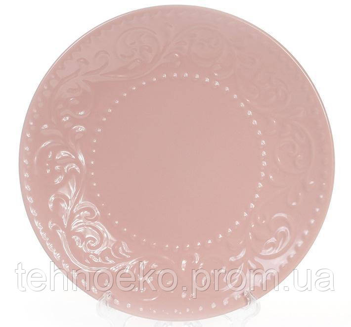 

Набор 6 десертных тарелок Leeds Ceramics 21.5 см каменная керамика Розовые psgBD-931-194, КОД: 1482322