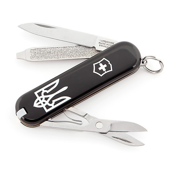 

Нож Victorinox Classic SD Ukraine Черный 0.6223.3R1, КОД: 111155