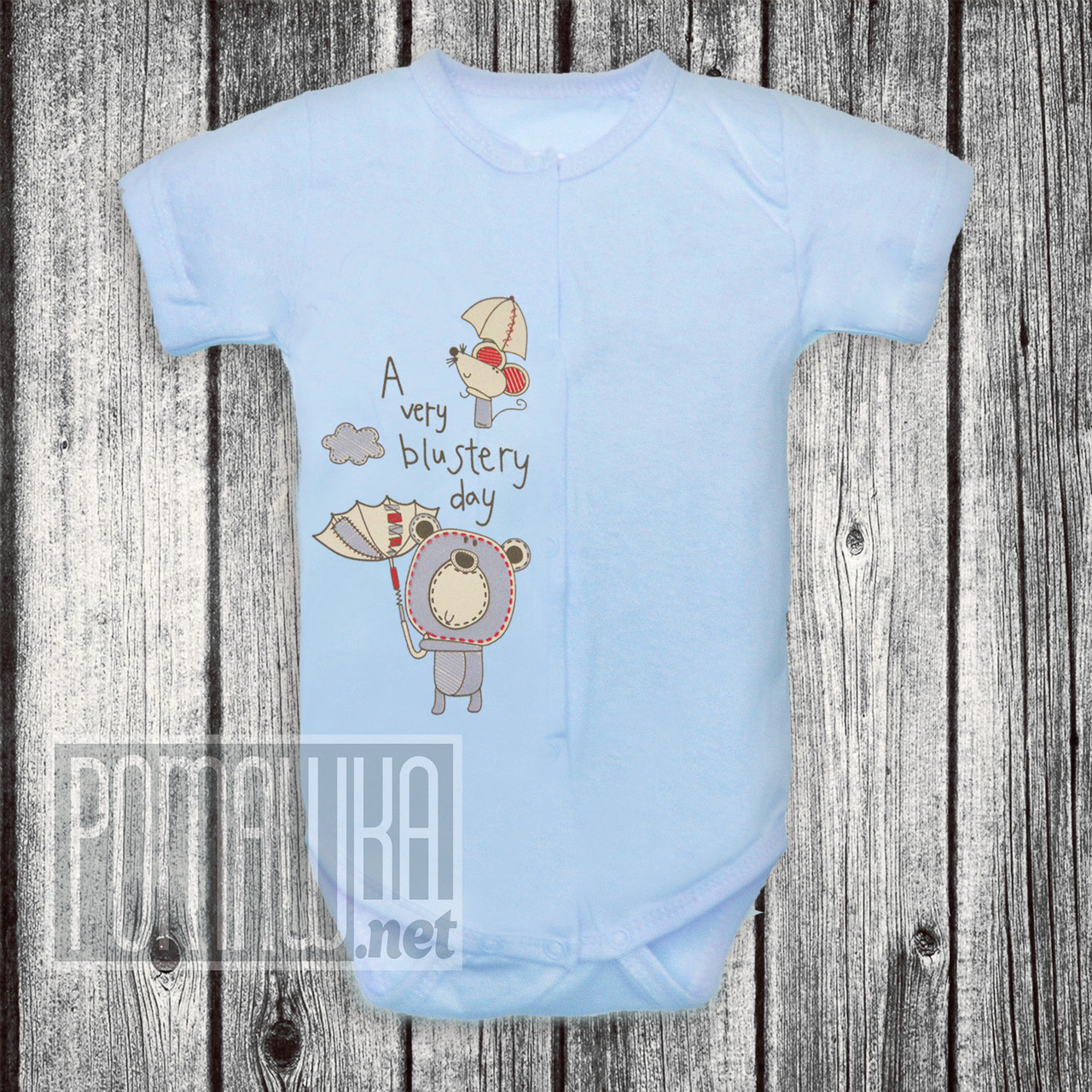 

Детский р 62 1-3 мес летний боди футболка бодик короткий рукав для новорожденных малышей КУЛИР 3087 Голубой А