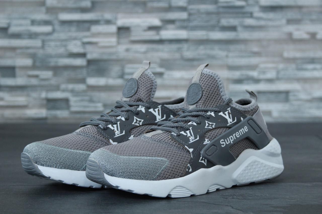 

Кроссовки женские Nike Huarache Ultra Supreme серые, Найк Хуарачи, текстильные, код DD-61033.