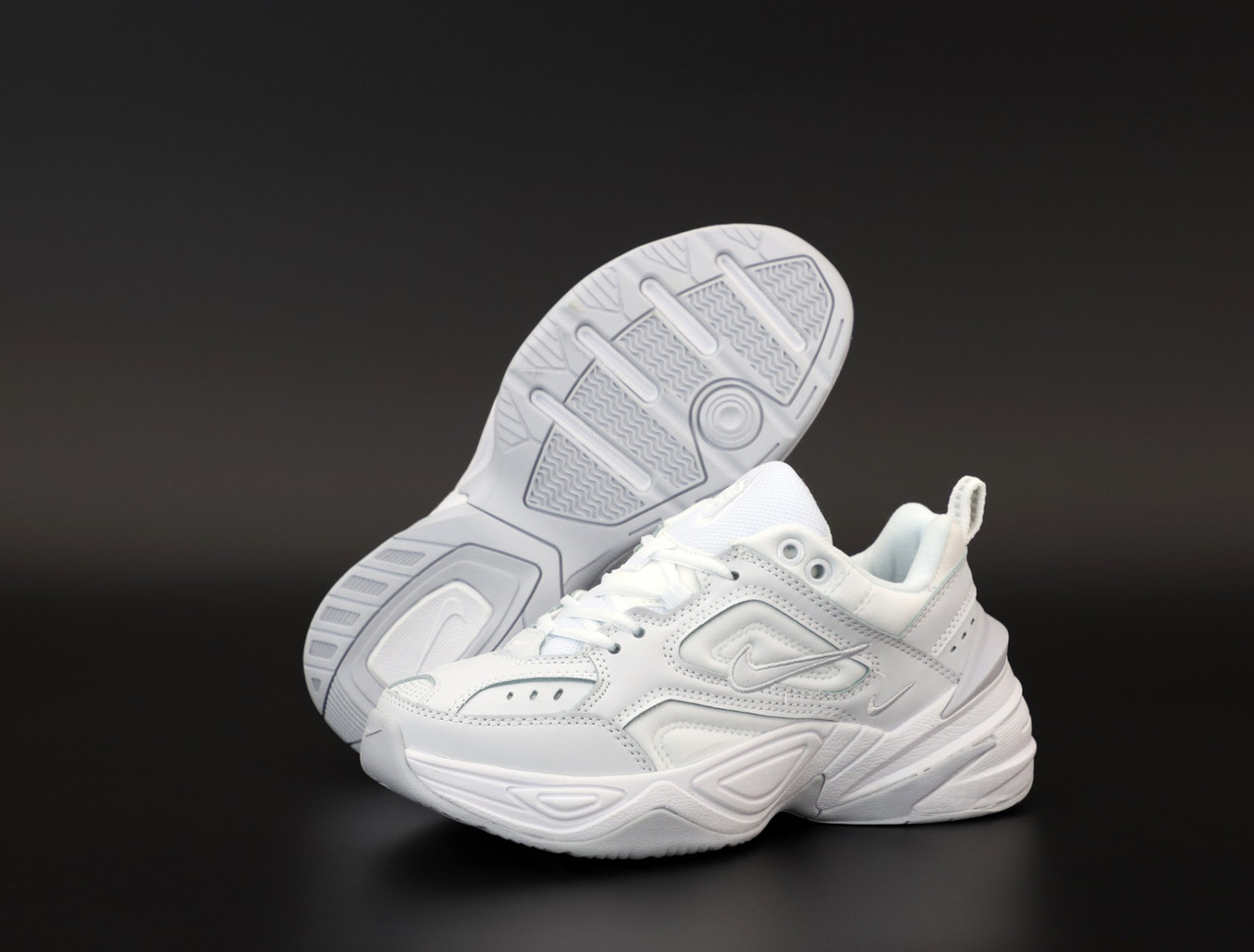 

Кроссовки женские Nike M2K Tekno белые, Найк М2К Текно, натуральная кожа, прошиты, код KD-11846 39