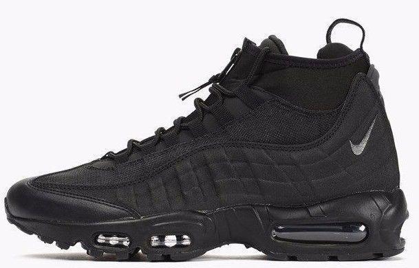 

Кроссовки мужские Nike Air Max 95 черные, Найк Аир Макс 95, кожа, текстиль, код KD-11333. 43