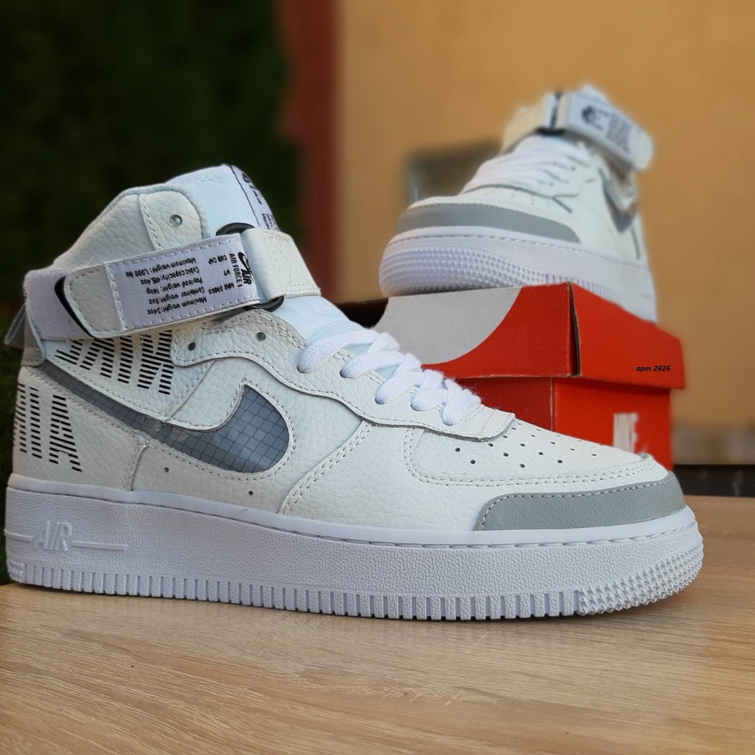 

Кроссовки женские Nike Air Force 1 высокие белые, Найк Аир Форс, натуральная кожа, код OD-2926 37, Весна/осень