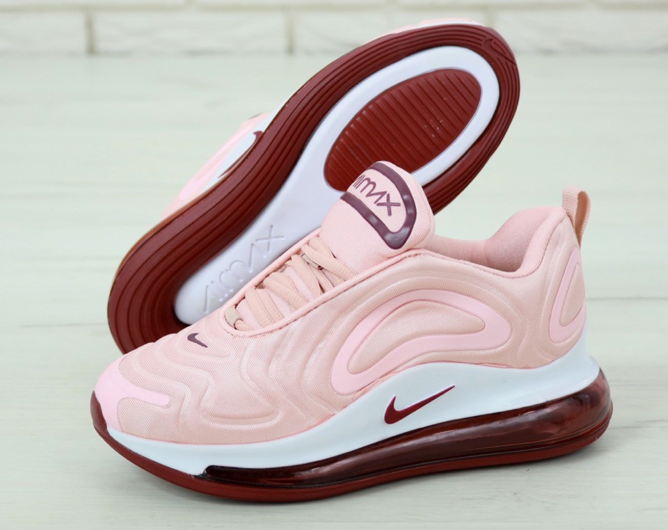 

Кроссовки женские Nike Air Max 720 пудровые, Найк Аир Макс 720, текстильные, код KD-11871. 37