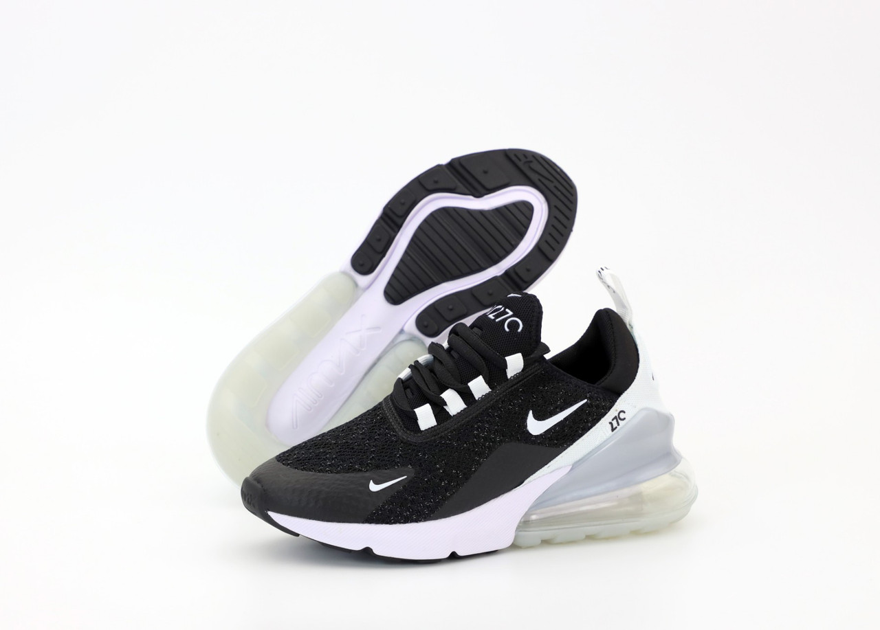 

Кроссовки женские Nike Air Max 270 черные, Найк Аир Макс 270, текстильные, код KD-12156 38