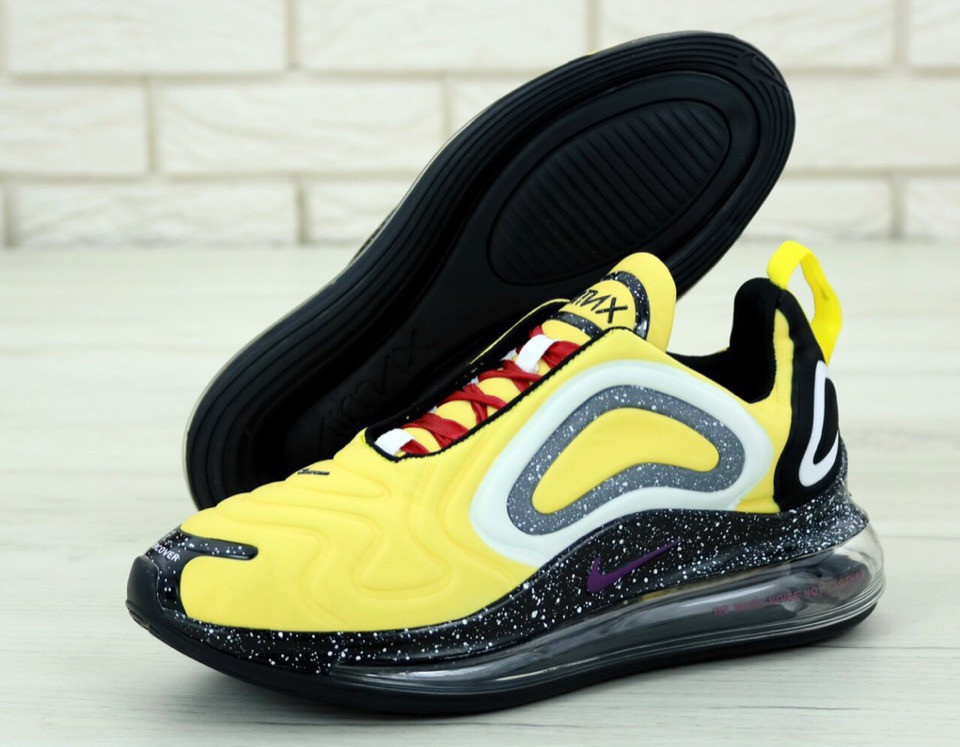 

Кроссовки мужские Nike Air Max 720 желтые, Найк Аир Макс 720, текстильные, код KD-11822 45