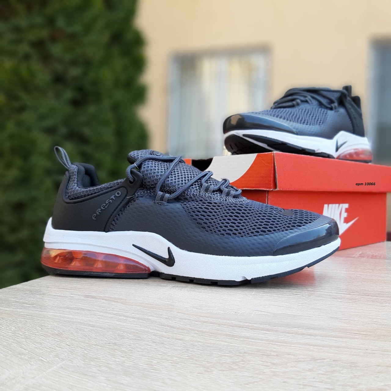 

Кроссовки мужские Nike Air Presto серые, Найк Аир Престо, текстильные, прошиты, код OD-10066 42