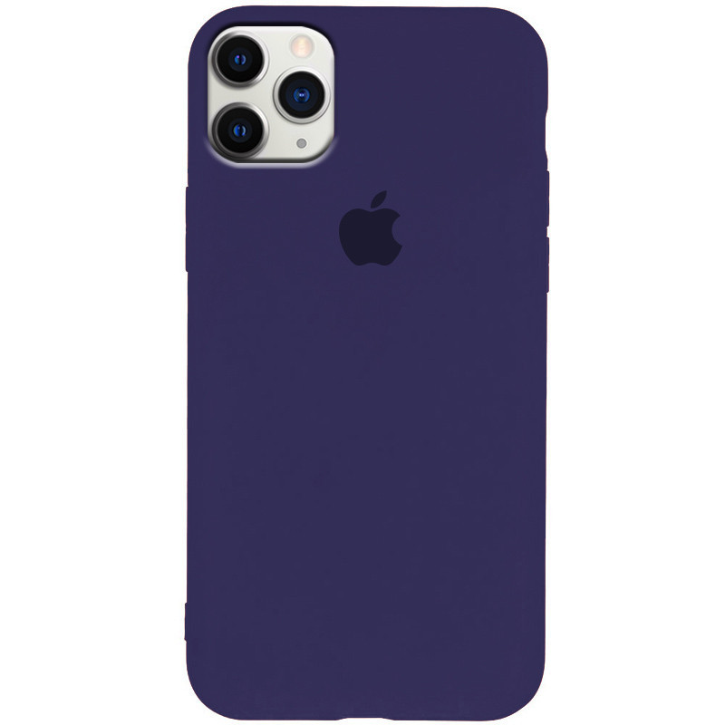 

Чехол Silicone Case Slim Full Protective для Apple iPhone 11 Pro (5.8"), Синий / midnight blue