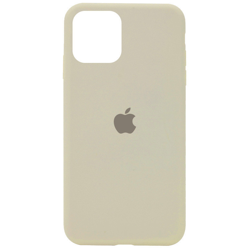 

Чехол Silicone Case Full Protective (AA) для Apple iPhone 11 Pro Max (6.5"), Бежевый / antigue white