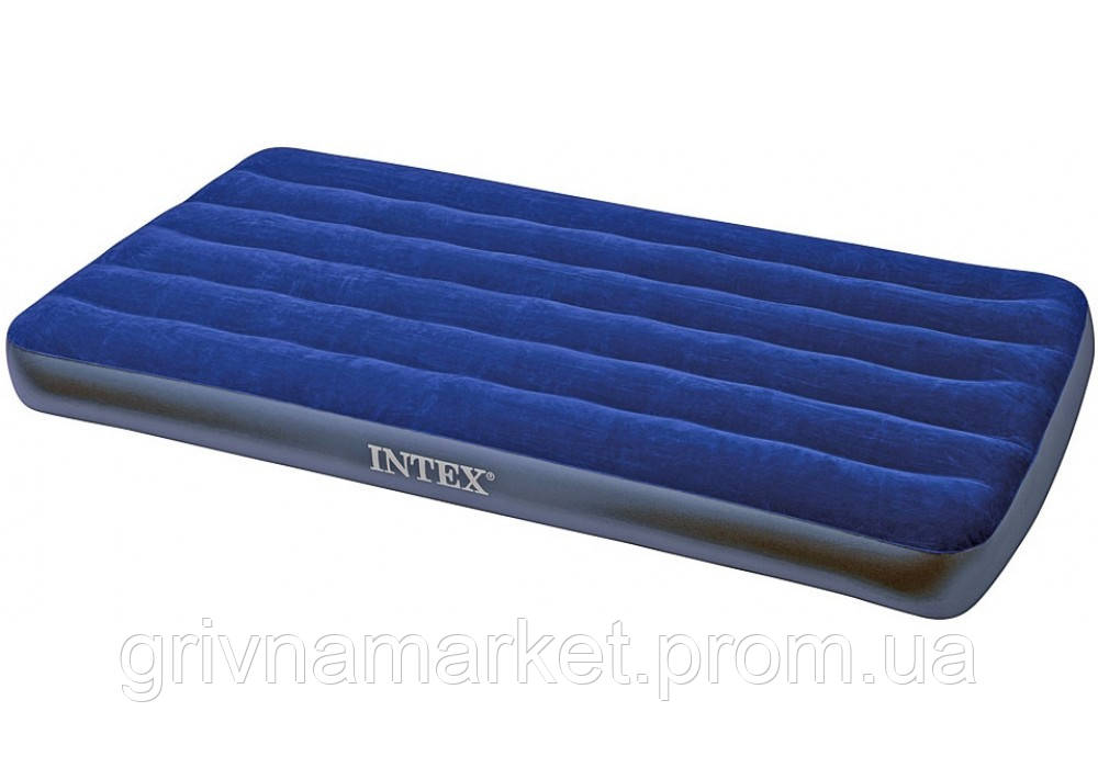 

Матрас надувной Intex Classic Downy 64757 Синий int64757, КОД: 961243