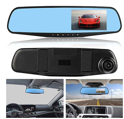 

Видеорегистратор-Зеркало Vehicle Blackbox DVR Full HD С Выносной Камерой Заднего Вида