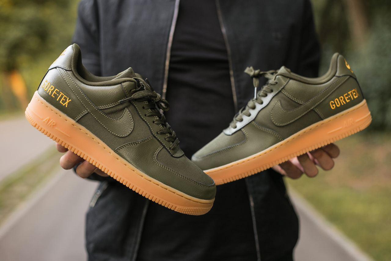 

Мужские кроссовки Nike Air Force 1 GORE-TEX “Haki”/ Найк Аир Форс 1 Хаки 41