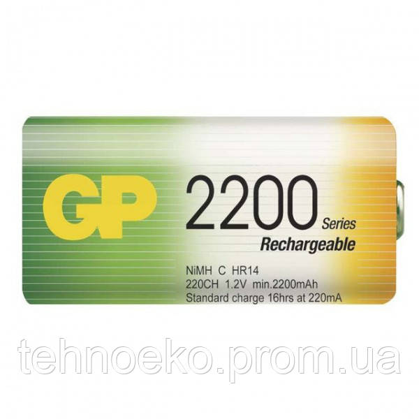 

Аккумулятор Gp Rechargeable R14 2200 Mah Ni-Mh 213875, КОД: 1368757