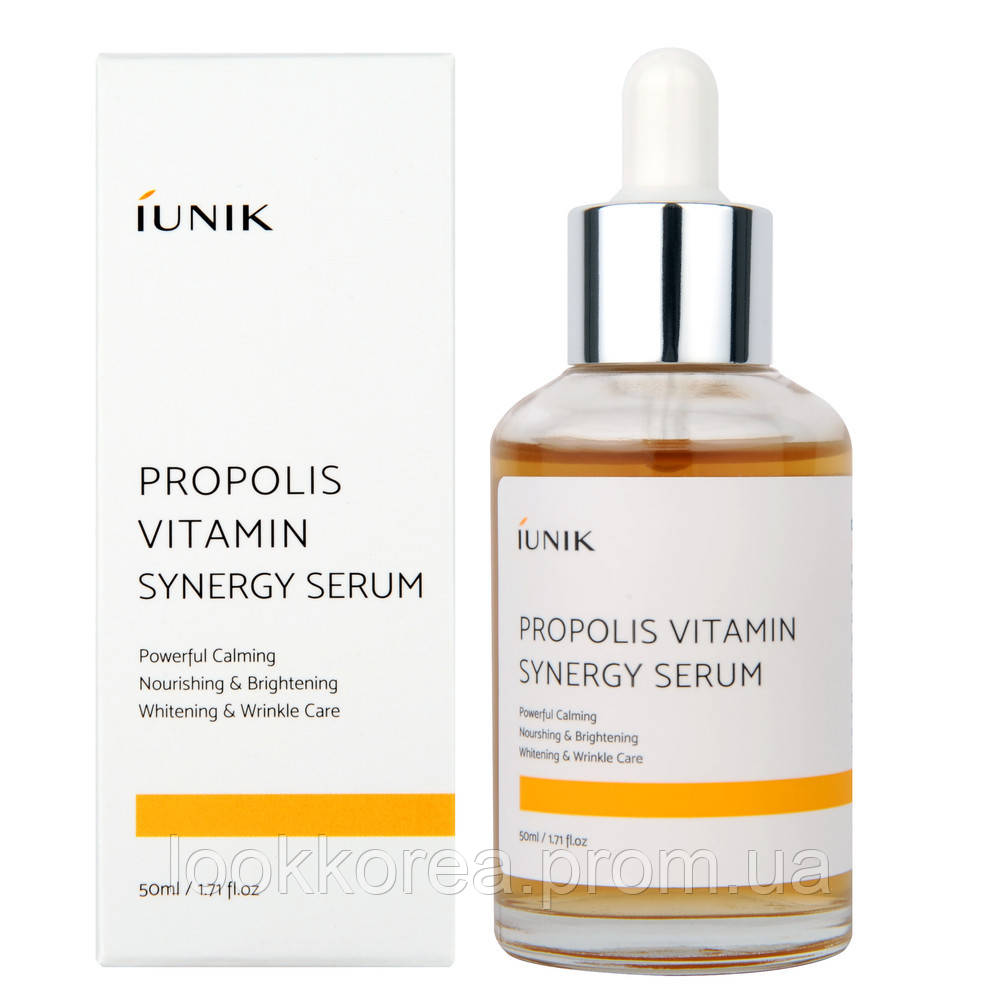 

IUNIK Propolis Vitamin Synergy Serum - Сыворотка для лица с прополисом и витаминным комплексом, 50 мл