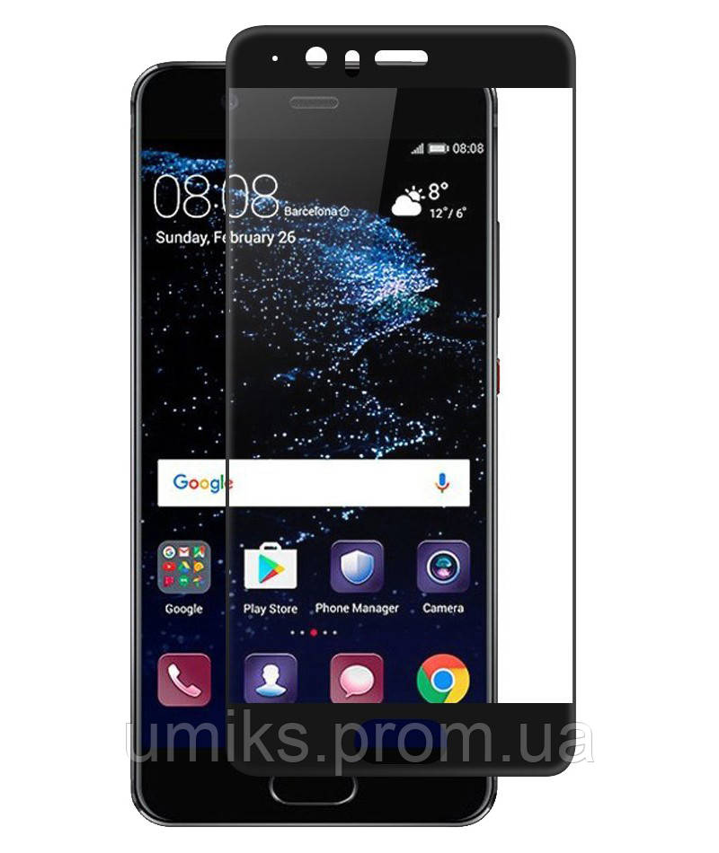 

Защитное стекло Full screen PowerPlant для Huawei P10 Black (GL604975)