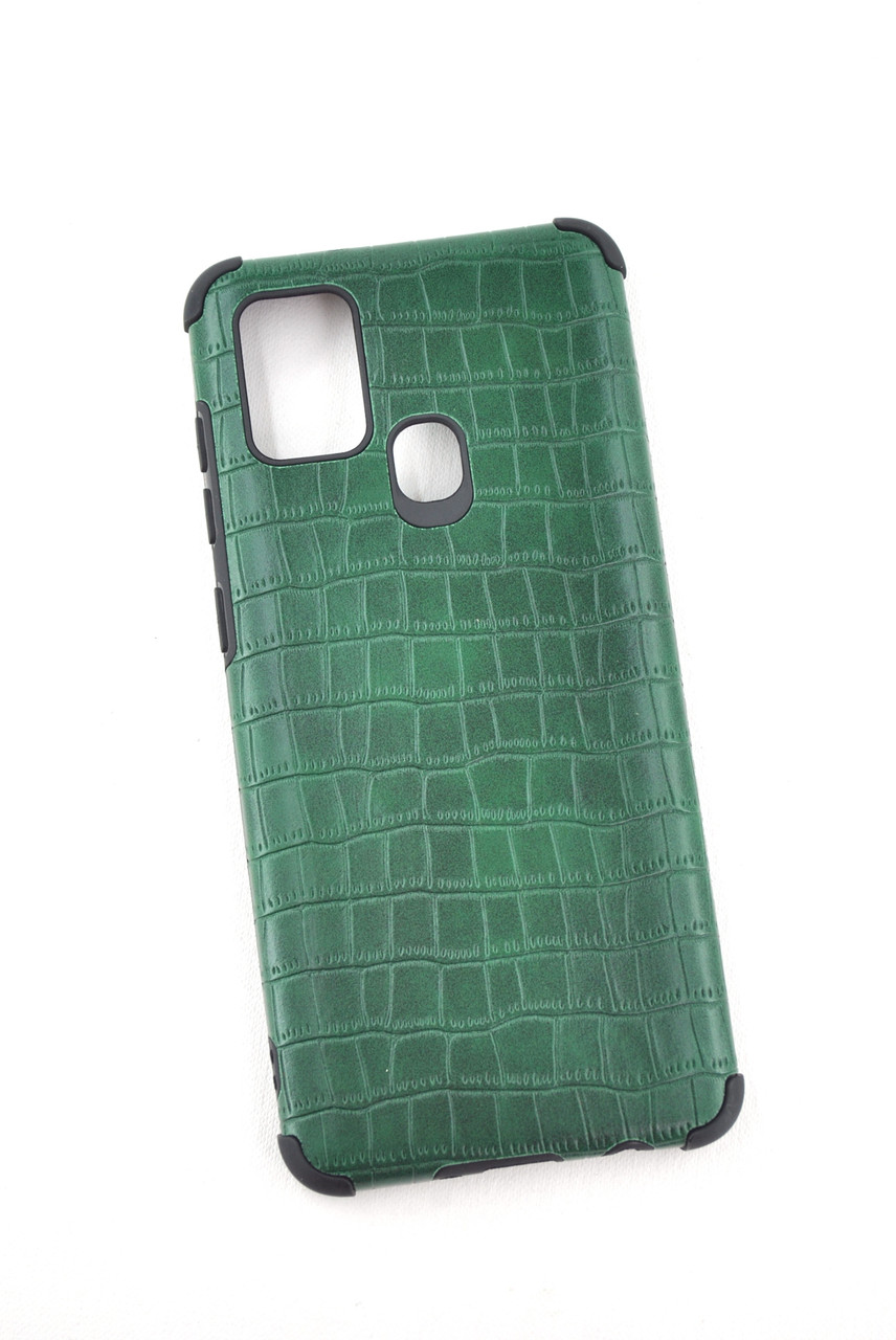 

Чехол для телефона Samsung A21/A215 Silicone Reptile Dark Green