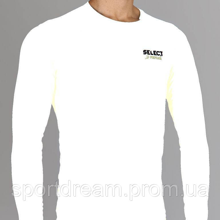 

Термобельё SELECT Compression T-Shirt with long sleeves 6901 белый p.L