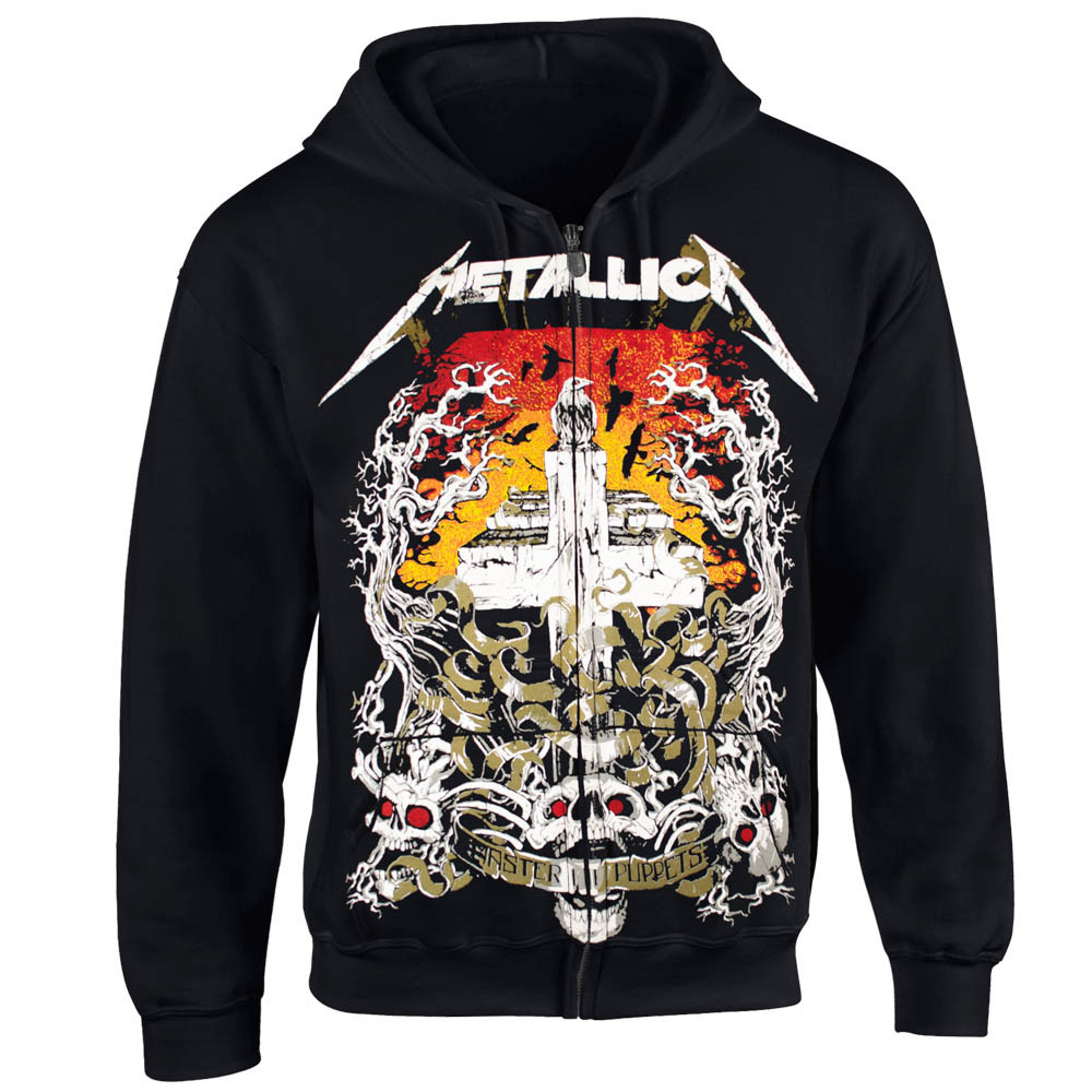 

Толстовка на молнии METALLICA - Master of Puppets Skulls