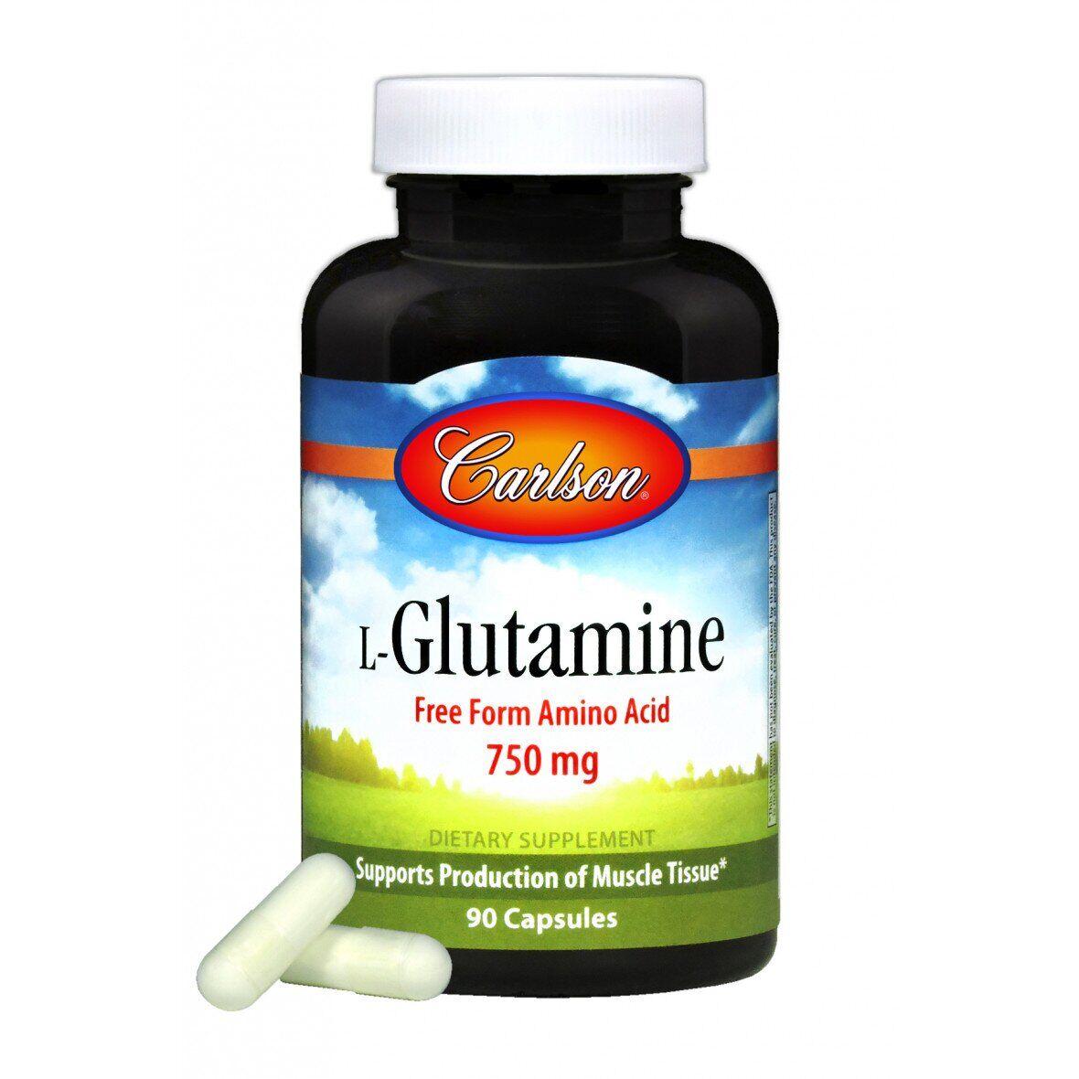 

Л-Глютамин (L-Glutamine) 750 мг 90 капсул