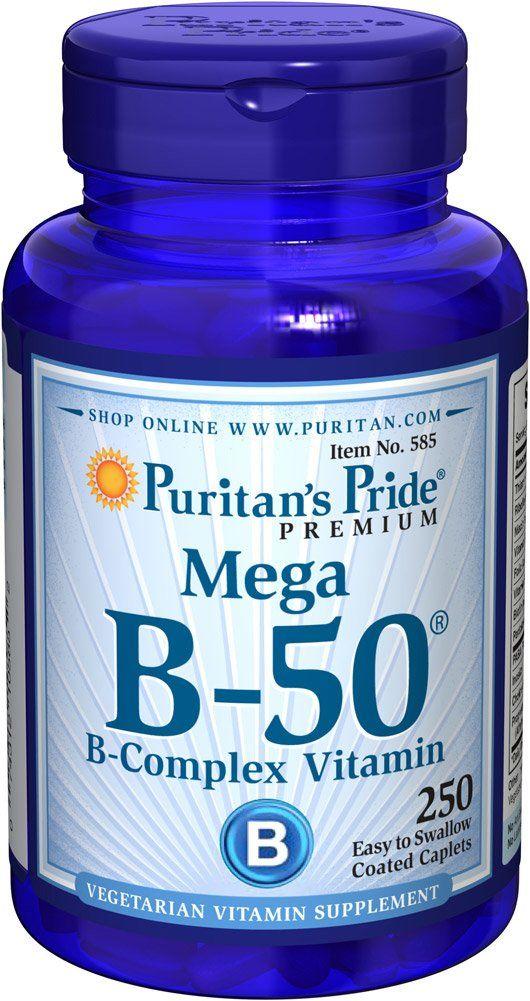 

Витамин В-50 комплекс Vitamin B-50 Complex 250 капсул