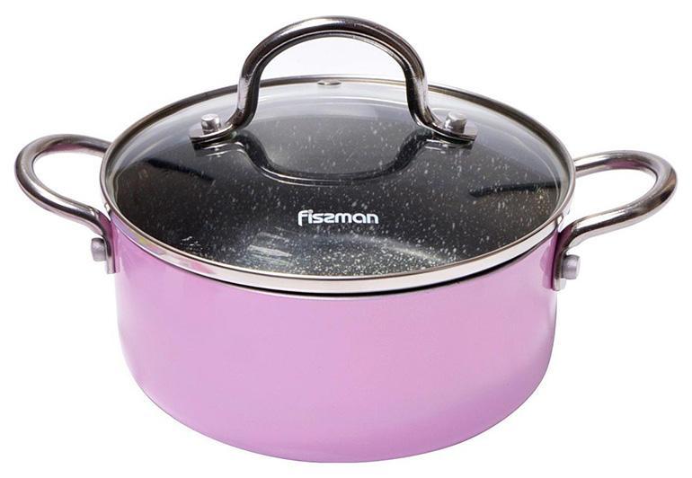 

Кастрюля Fissman Mini Chef Pink 1.3л с антипригарным покрытием (PSG_FN-4238)