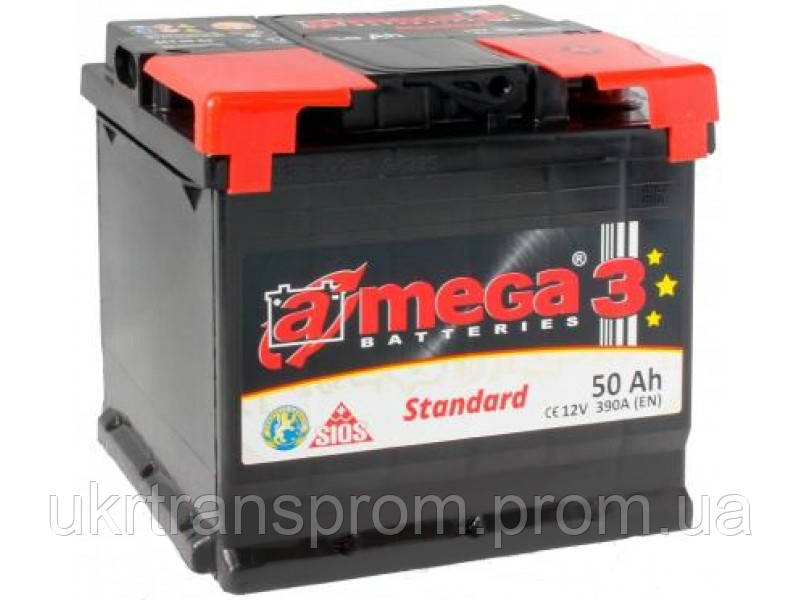 

Аккумулятор A-mega Standard 50 R+ 390 А