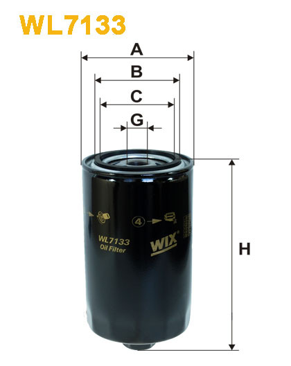 

WIX FILTERS - Фільтр оливи - Фільтр оливи WL7133