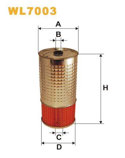 

WIX FILTERS - Фільтр оливи - Фільтр оливи WL7003