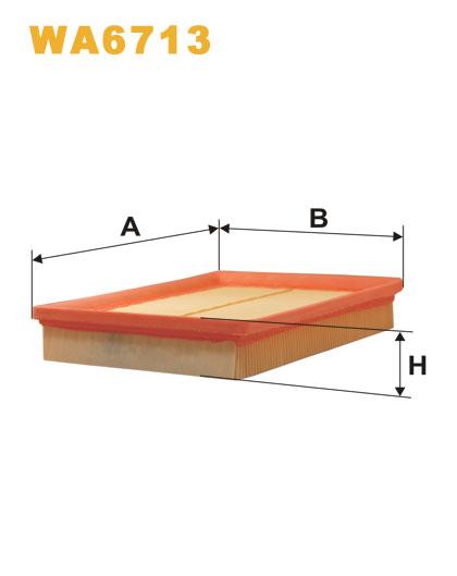 

WIX FILTERS - Фільтр повітряний - Фільтр повітря WA6713