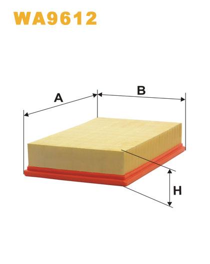 

WIX FILTERS - Фільтр повітряний - Фільтр повітря WA9612