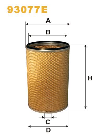 

WIX FILTERS - Фільтр оливи - Фільтр повітря 93077E