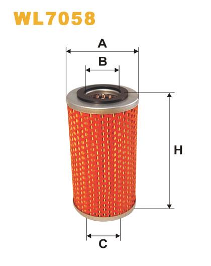 

WIX FILTERS - Фільтр оливи - Фільтр оливи WL7058 (OM 590)