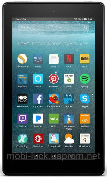 

Планшет Amazon Fire 7 1/8GB WiFi (2017) Black Англ.яз