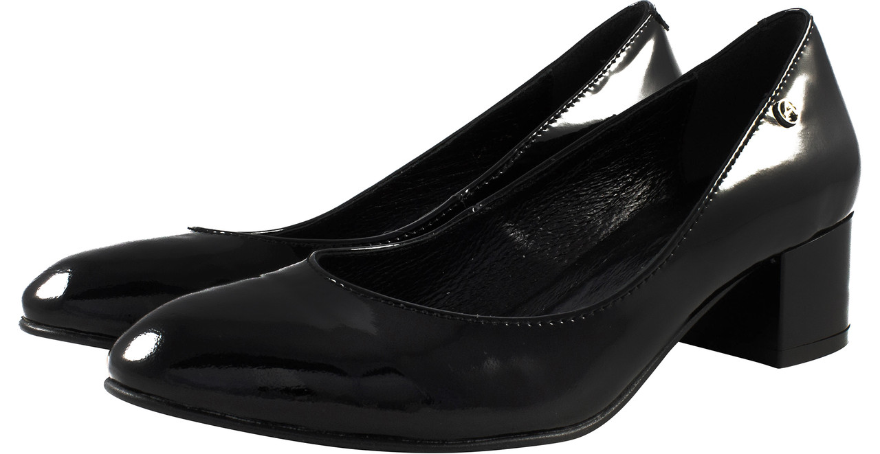 

Туфли ALROMARO чёрные натуральная кожа лакированная производство Украина ALR1267-81Lblack - размер 36 (23,6