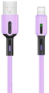 

Кабель USB Usams U51 Silicone USB - Lightning Cable Violet (US-SJ431)