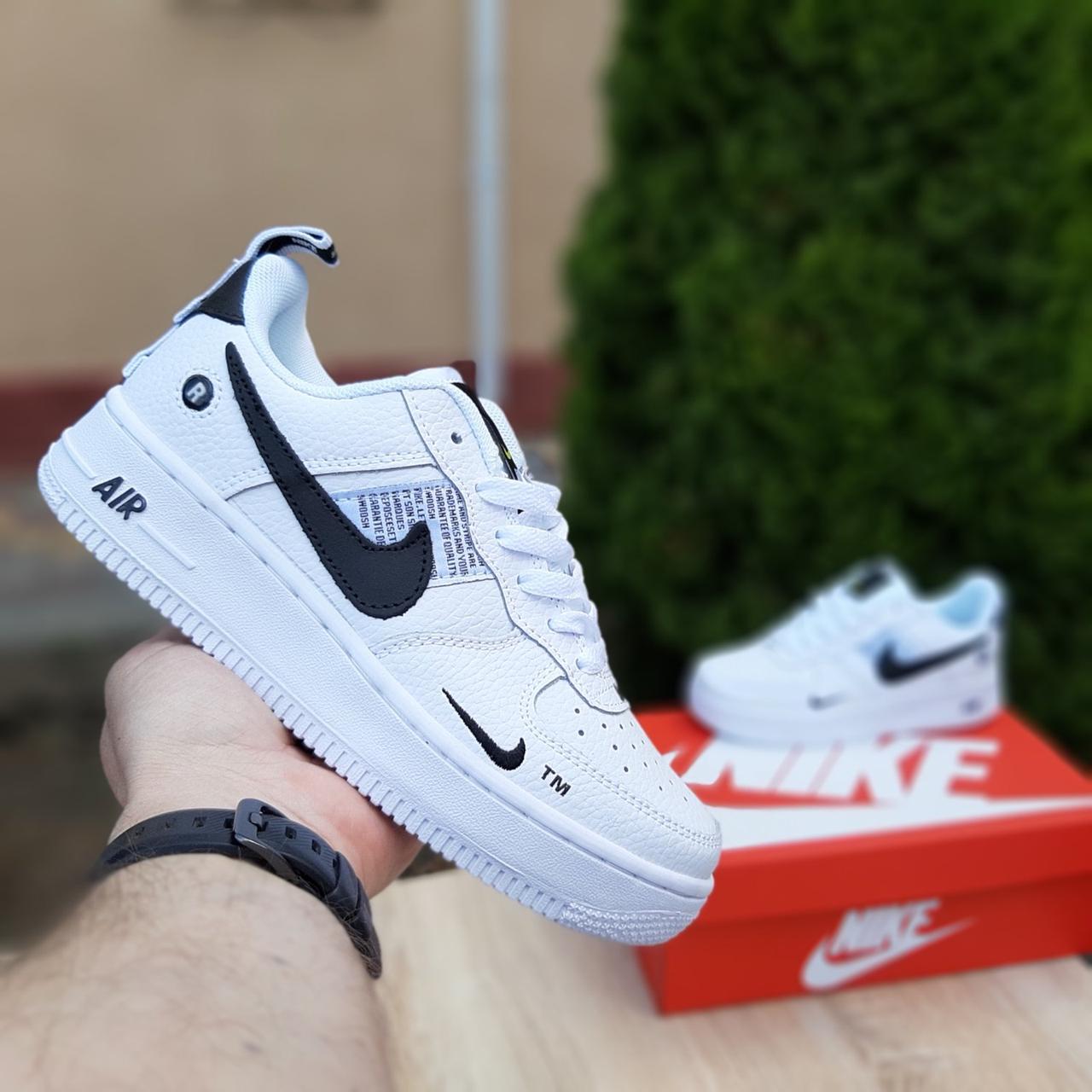 

Кроссовки женские Nike Air Force 1 LV8 белые, Найк Аир Форс, натуральная кожа, прошиты. Код OD-20110