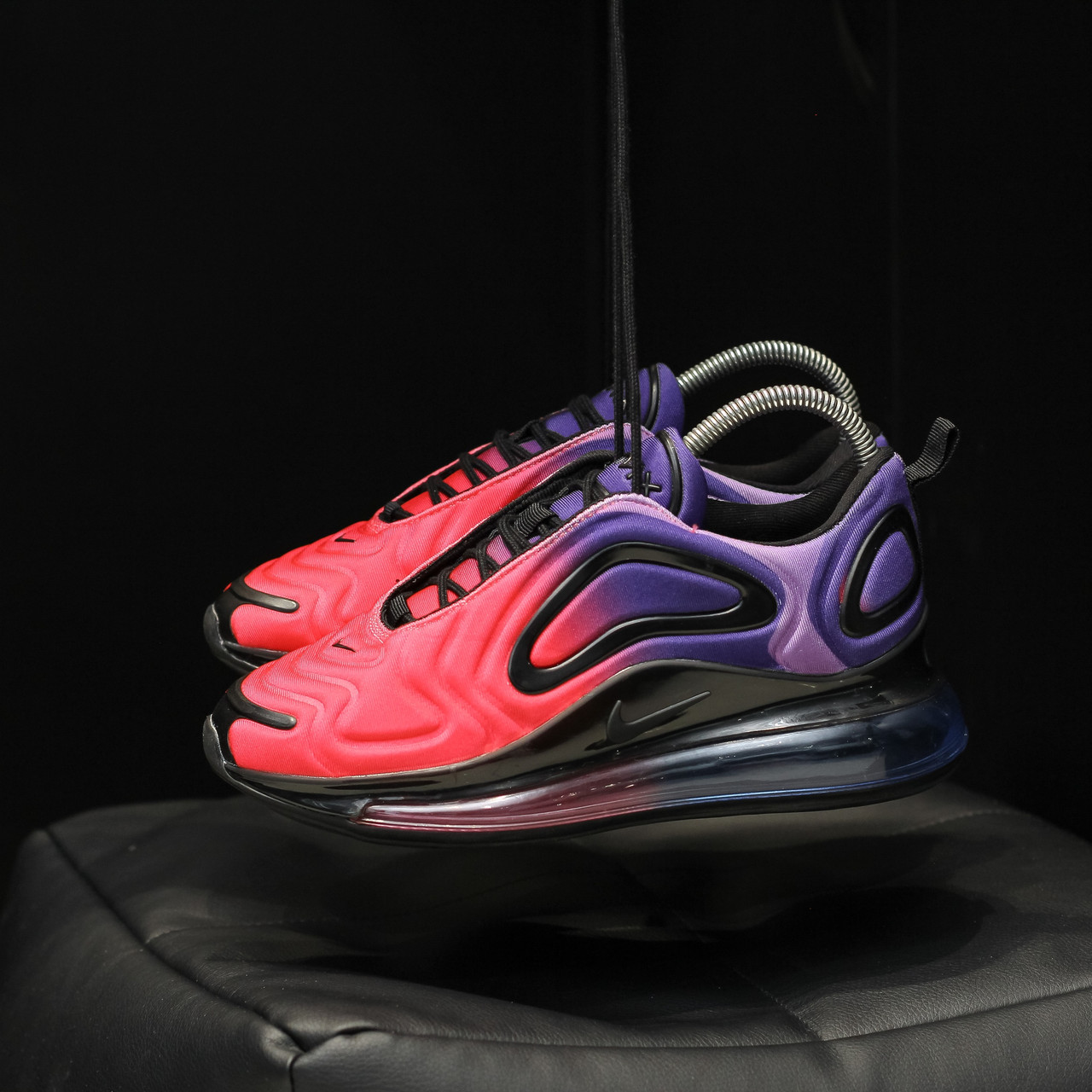 

Кроссовки женские Nike Air Max 720 фиолетовые с розовым, Найк Аир Макс 720, текстильные, код DK-1067