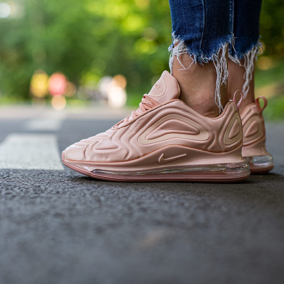 

Кроссовки женские Nike Air Max 720 пудровые, Найк Аир Макс 720, текстильные, код IN-446 38