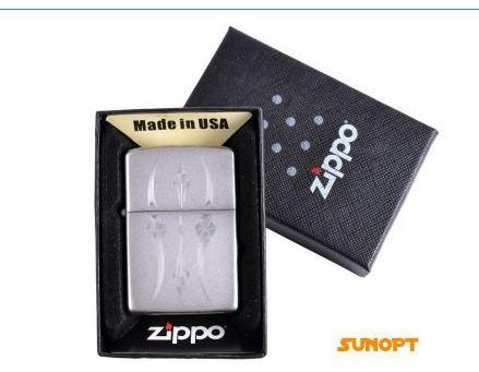 

Зажигалка бензиновая Zippo в подарочной упаковке №4728-2