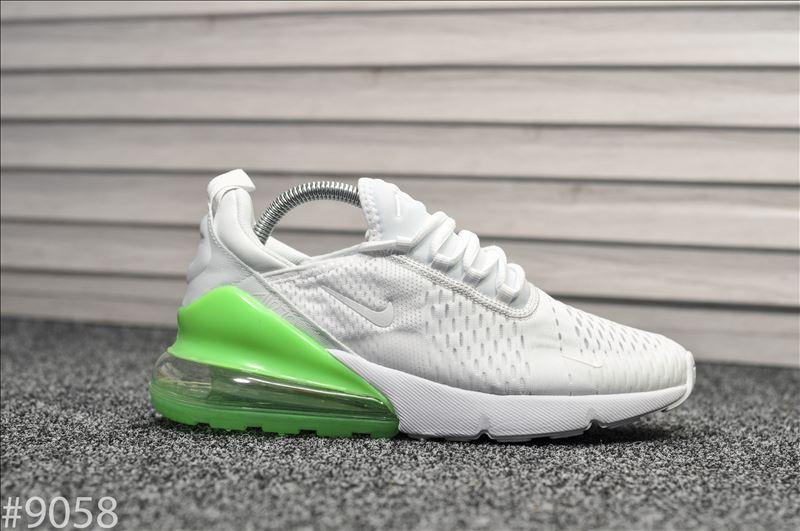 

Кроссовки мужские Nike Air Max 270 белые, Найк Аир Макс 270, текстильные, прошиты, код TD-9058 45