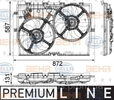 

Радиатор HELLA 8EW 351 041-451