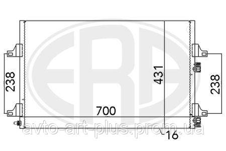

Радиатор ERA ERA 667106