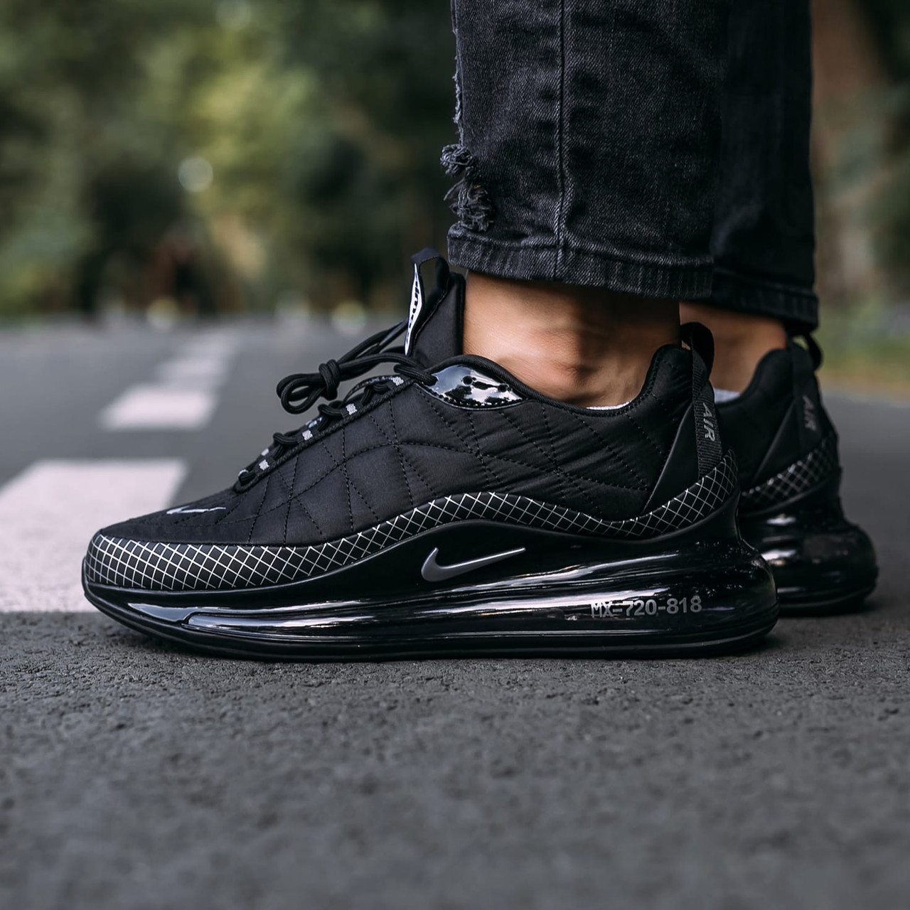 

Кроссовки мужские Nike Air Max 720 Termo Black, Найк Аир Макс 720, водонепроницаемый нейлон, код IN-581 44