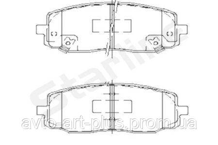 

Колодки тормозные дисковые, к-кт. STARLINE S BD S449