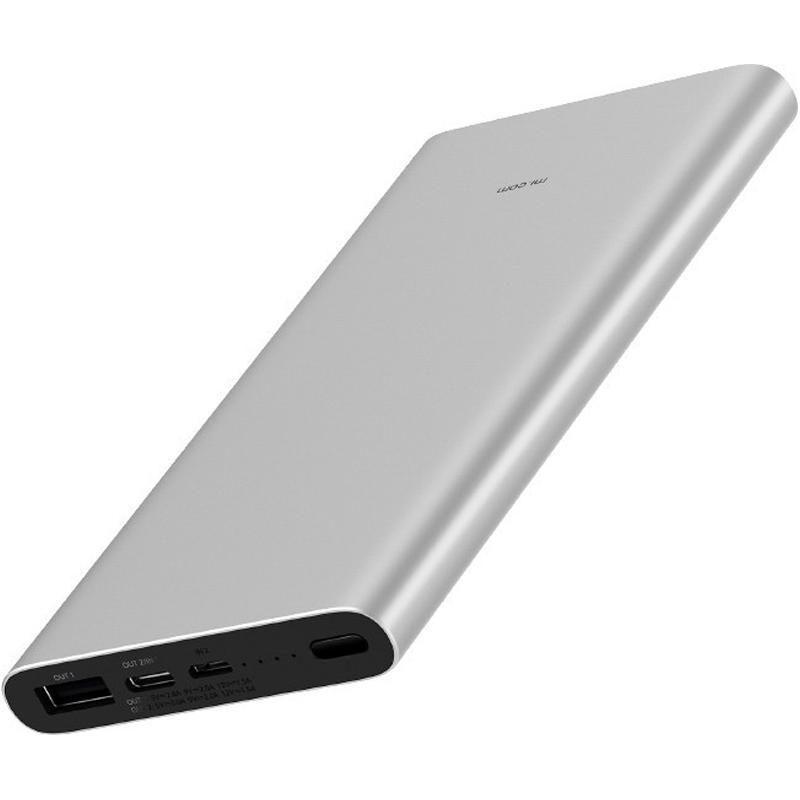 

Внешний аккумулятор Xiaomi Power Bank 3 (PLM13ZM)(VXN4259CN) 2USB + Type-C 10000mAh Silver