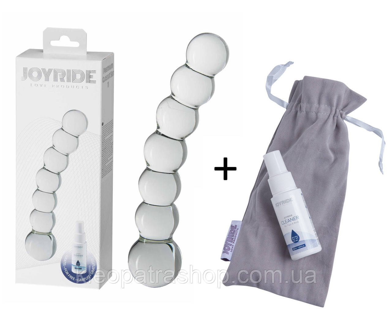 

Скляний фалоімітатор JOYRIDE Premium GlassiX Set 11