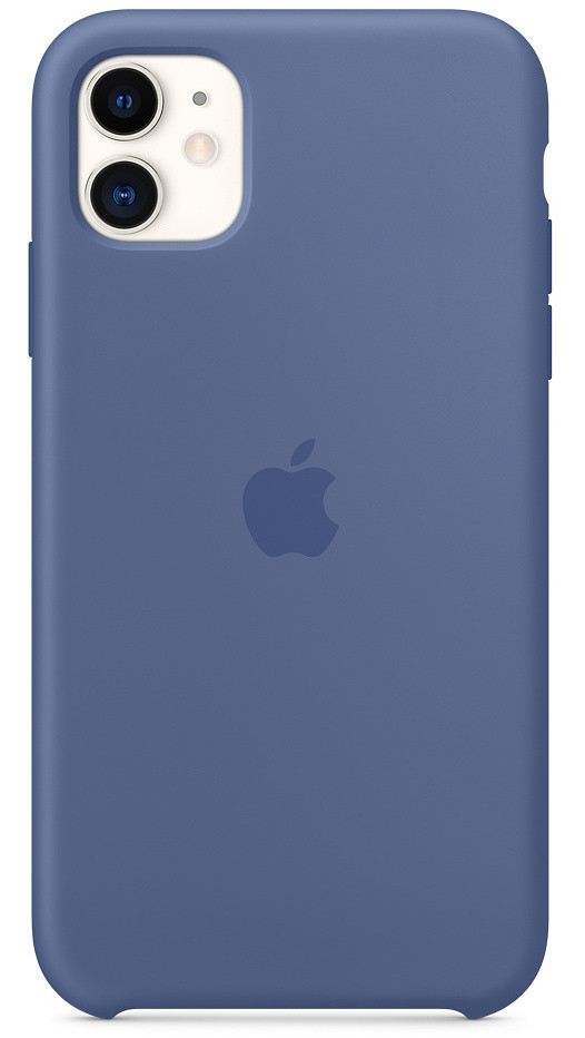 

SoftCase iPhone 11 Silicone Case Linen Blue, Синий