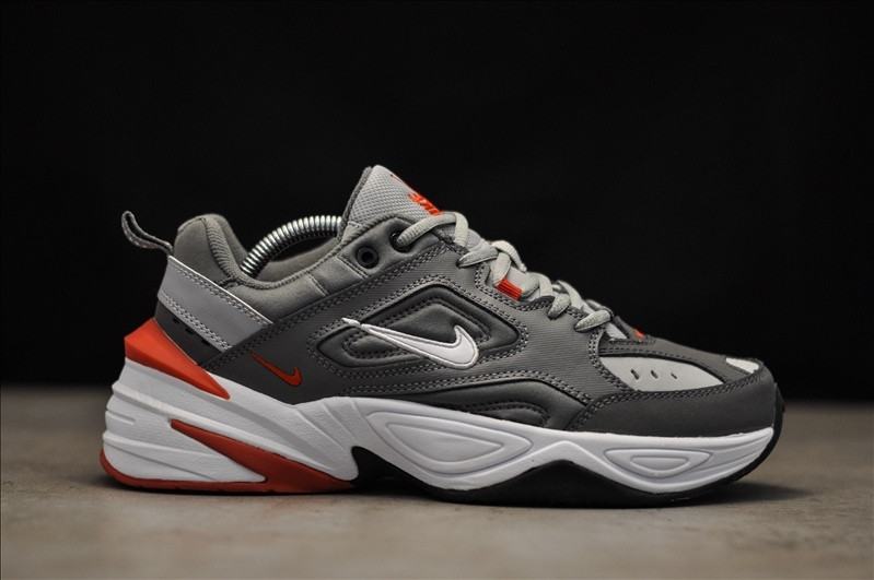 

Мужские Кроссовки Nike M2K Tekno "Gray Red" - "Серые Красные Белые" (Реплика ААА+) 44, Серый