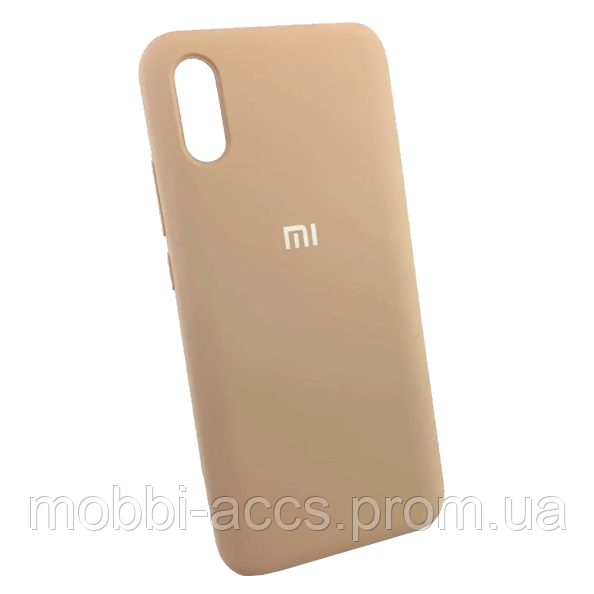 

Защитный чехол для Xiaomi Redmi 9A оригинальный противоударный Soft Cover бежевый